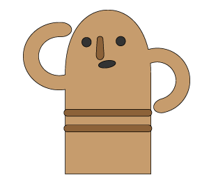 スマートなはにわ