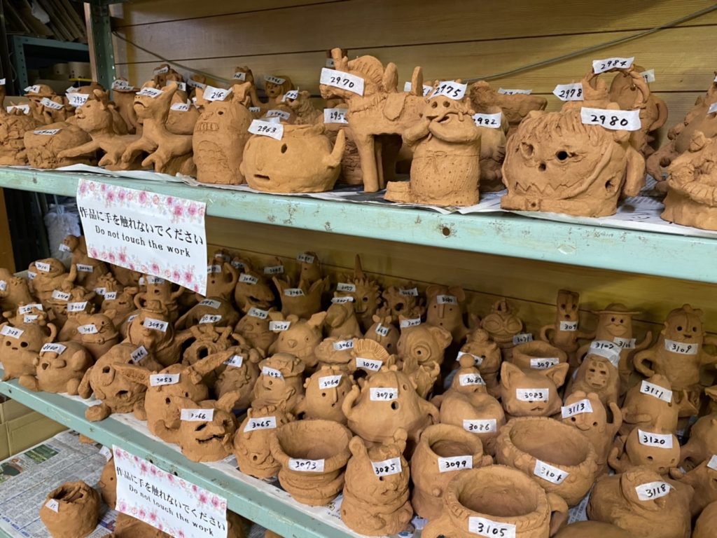 待機中のはにわ達